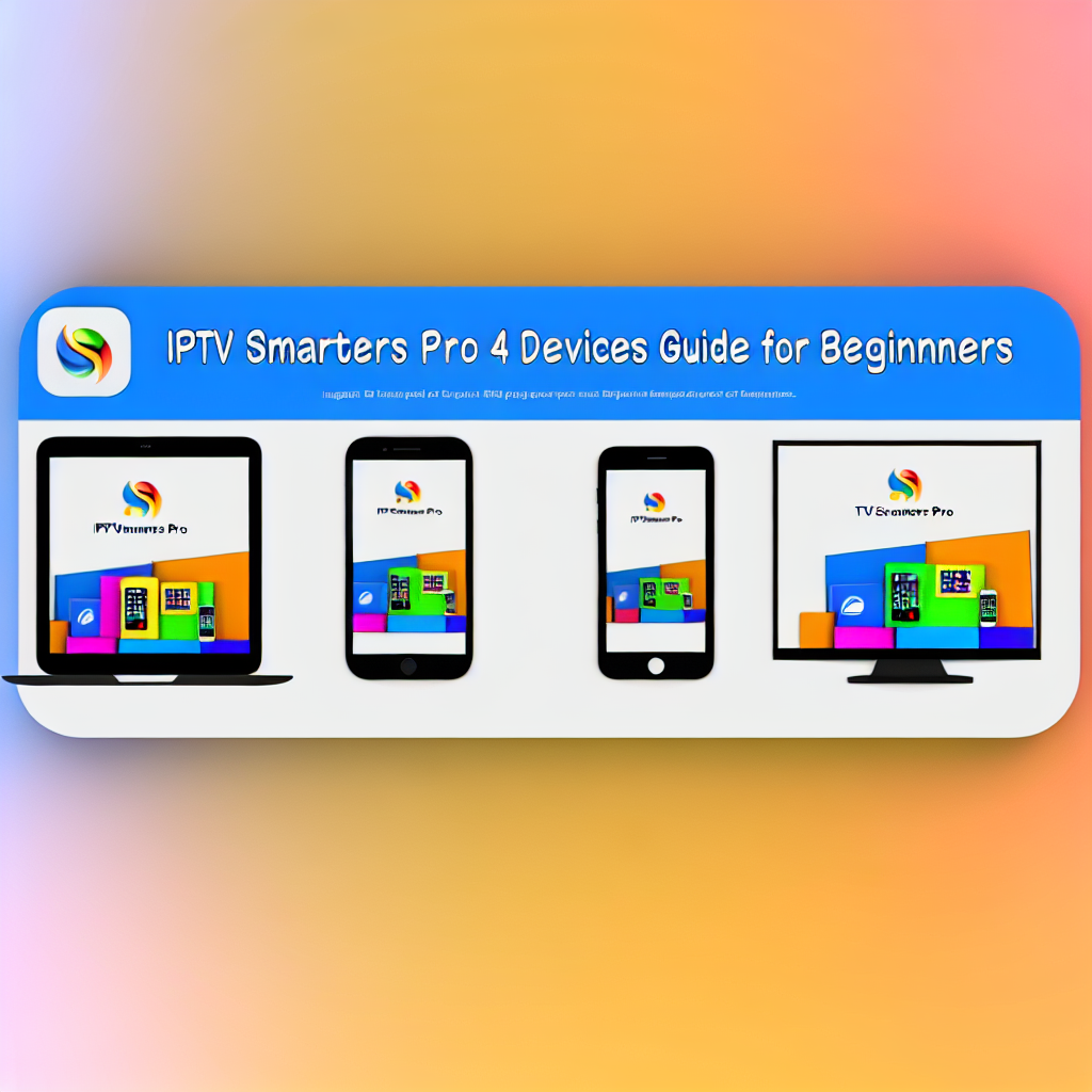 IPTV Smarters Pro 4 Devices Guide for Beginners