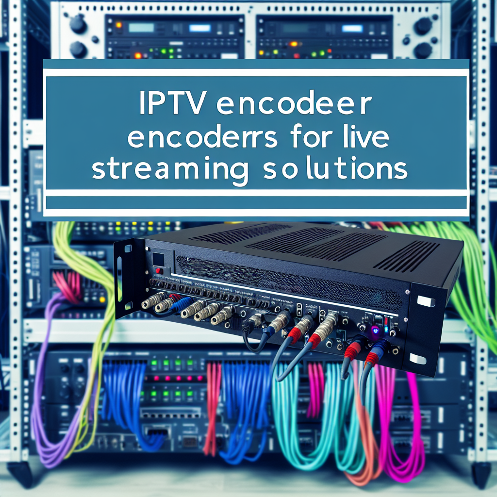 IPTV encoder encoders for Live Streaming Solutions